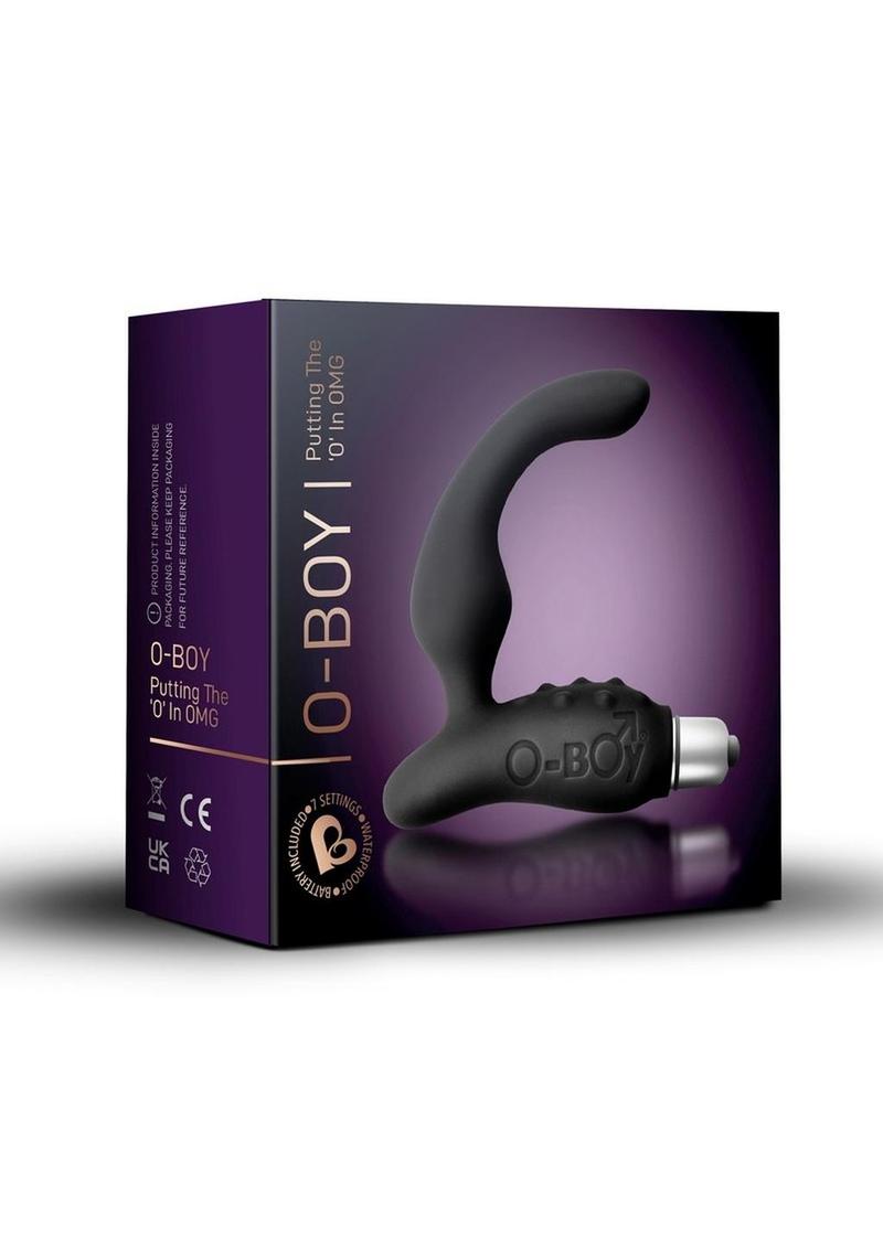 O Boy Silicone Prostate and Perineum Stimulator - Black