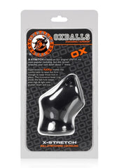 Oxballs Atomic Jock Unit-X Cock Ring and Ball Stretcher - Black