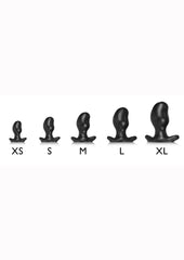 Oxballs Ergo Silicone Butt Plug - Smoke/Smoke Smoosh - Medium