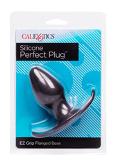 Perfect Plug Silicone Anal Plug - Black - 3.5in