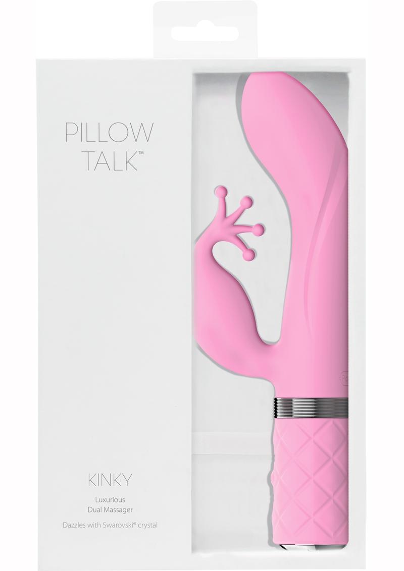 Pillow Talk Kinky Rechargeable Silicone Vibrator - Pink