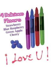 Play Pens Edible Body Paint Brushes 4 Delicious Flavors