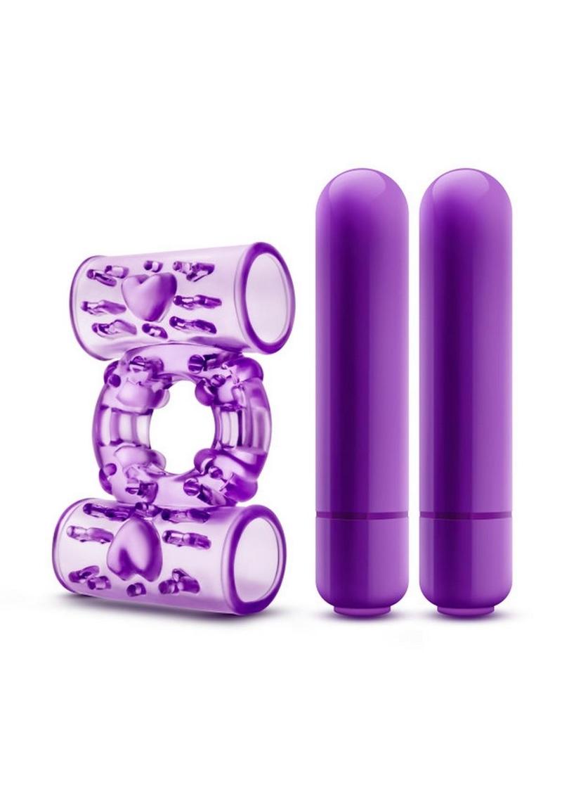 Play with Me Double Play Dual Vibrating Cock Ring