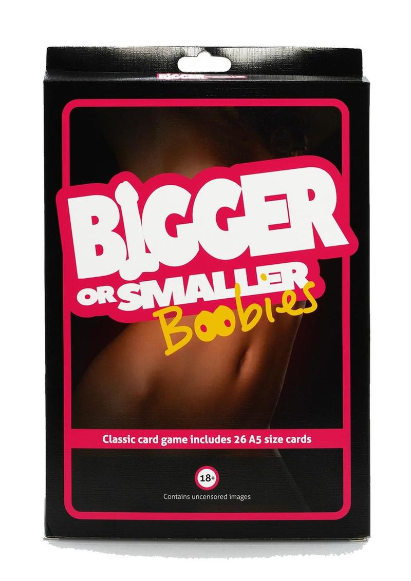 Play Wiv Me Bigger Or Smaller Boobs Card Game