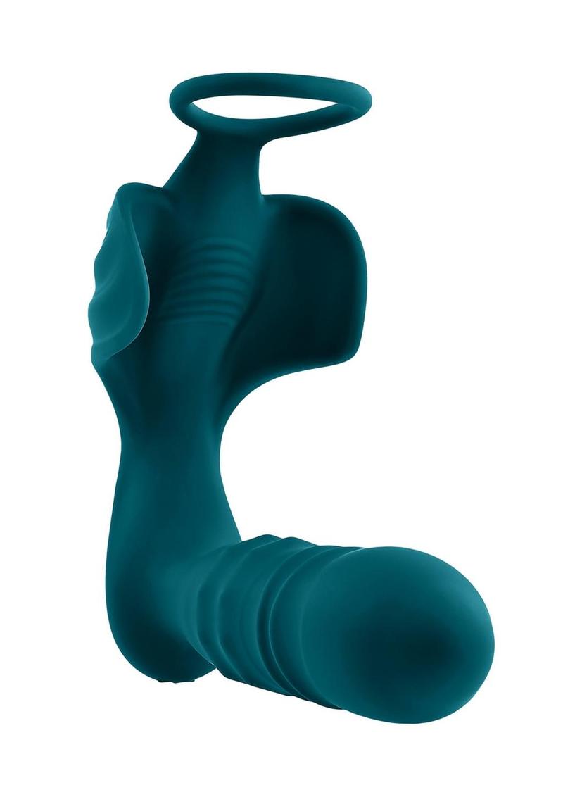 Playboy Bring It On Rechargeable Silicone Anal Plug with Cock Ring