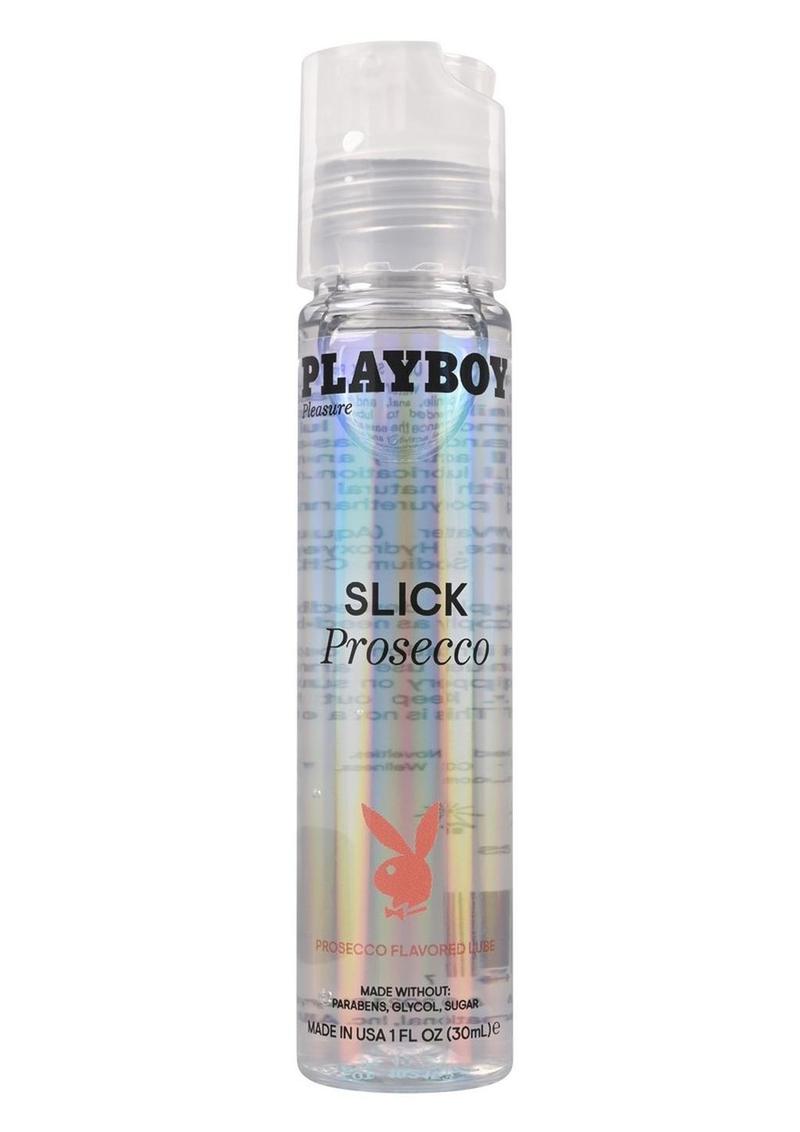 Playboy Slick Prosecco Flavored Water Based Lubricant - 1oz
