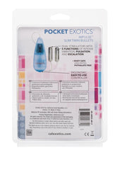 Compact dual bullet vibrators for women