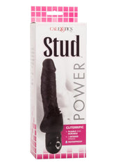 Power Stud Cliterrific Vibrator Waterproof - Black - 6.75in