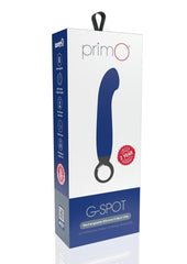 Primo G-Spot Rechargeable Silicone Vibrator - Blue/Navy