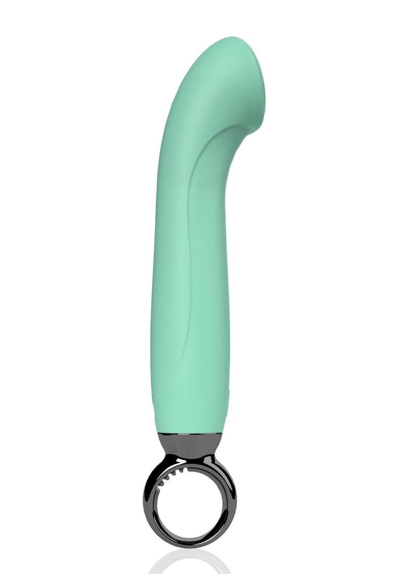 Primo G-Spot Rechargeable Silicone Vibrator - Teal