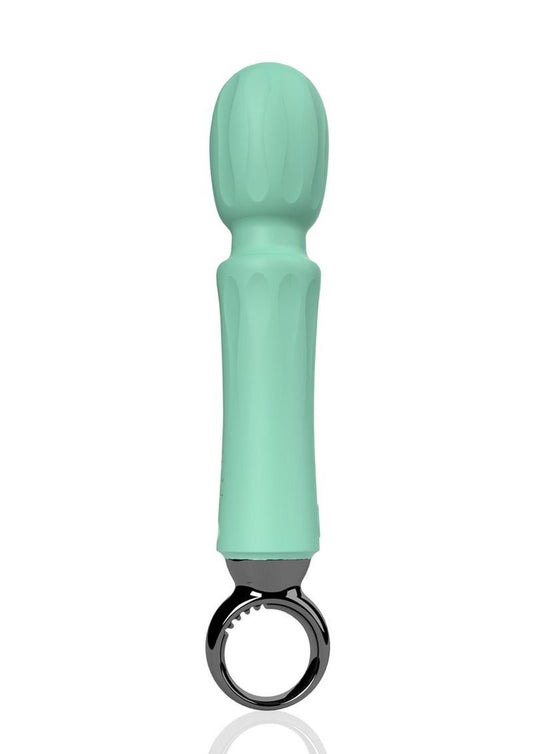 Primo Rechargeable Silicone Wand - Teal