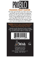 Problo Oral Pleasure Flavored Gel 1.5oz - Passion Fruit