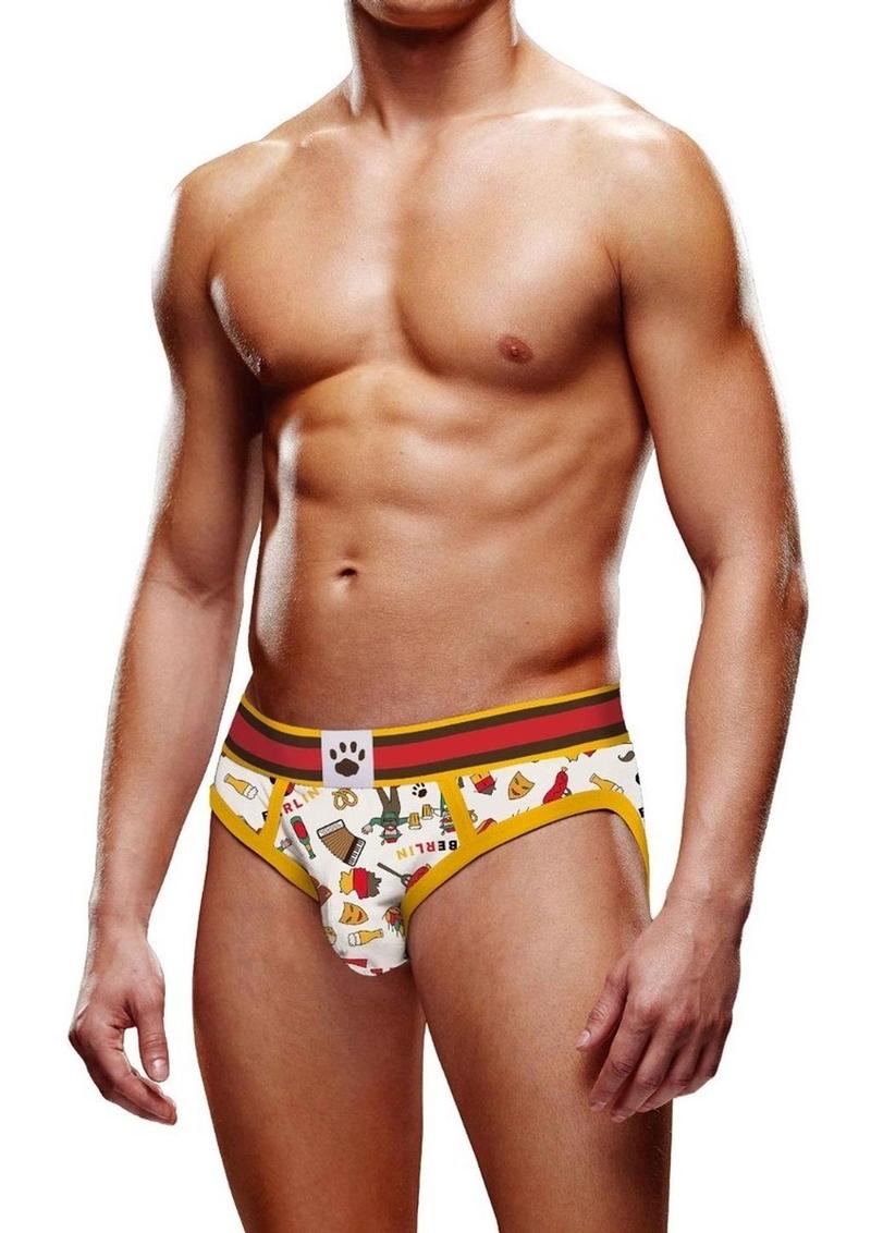 Prowler Berlin Brief - Orange/White - Large