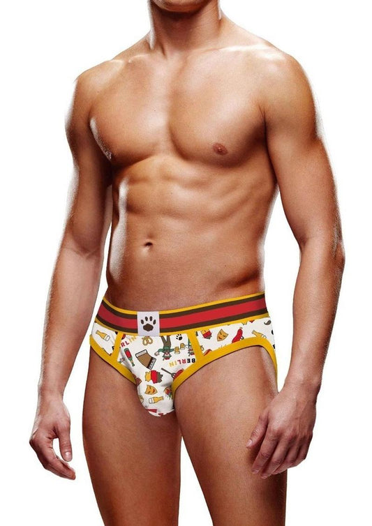 Prowler Berlin Brief - Orange/White - XSmall