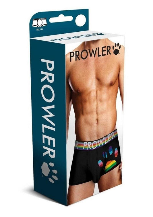 Prowler Black Oversized Paw Trunk - Black/Multicolor/Rainbow - Small