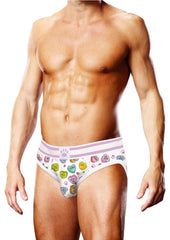 Prowler Candy Hearts Brief - White - XXLarge