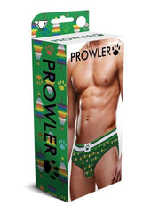 Prowler Christmas Tree Brief - Green/Multicolor/Rainbow - XSmall