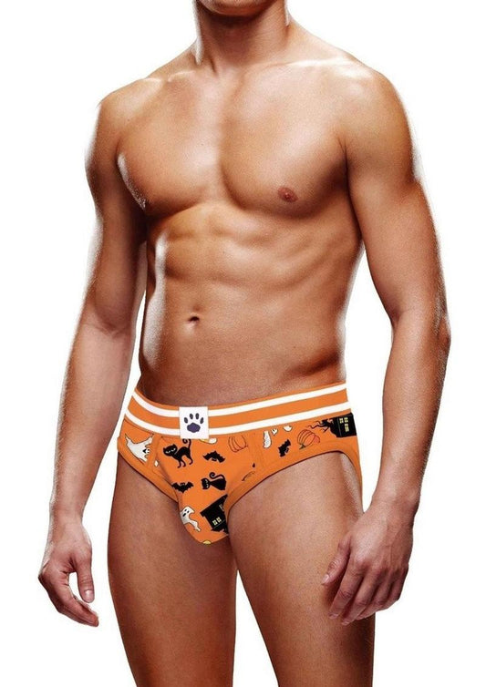 Prowler Halloween Brief - Black/Orange - XSmall