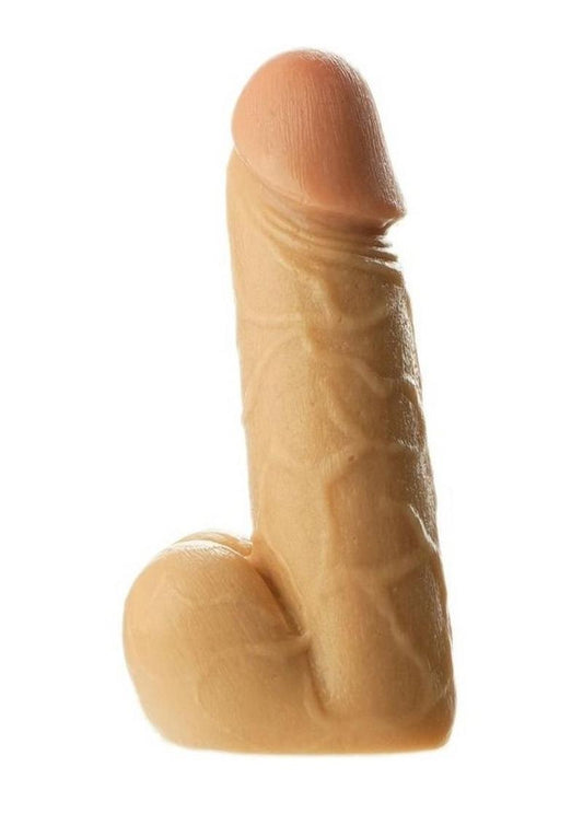 Prowler Dildo with Balls - Vanilla - 7in