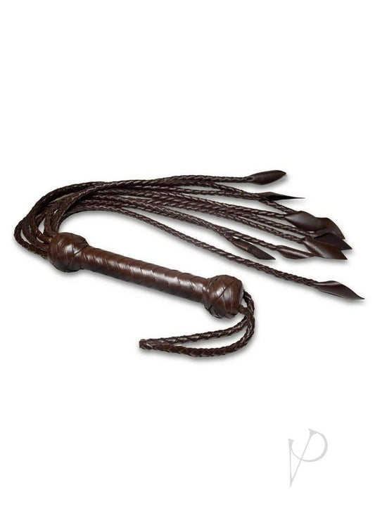 Prowler Red Leather Flogger - Brown