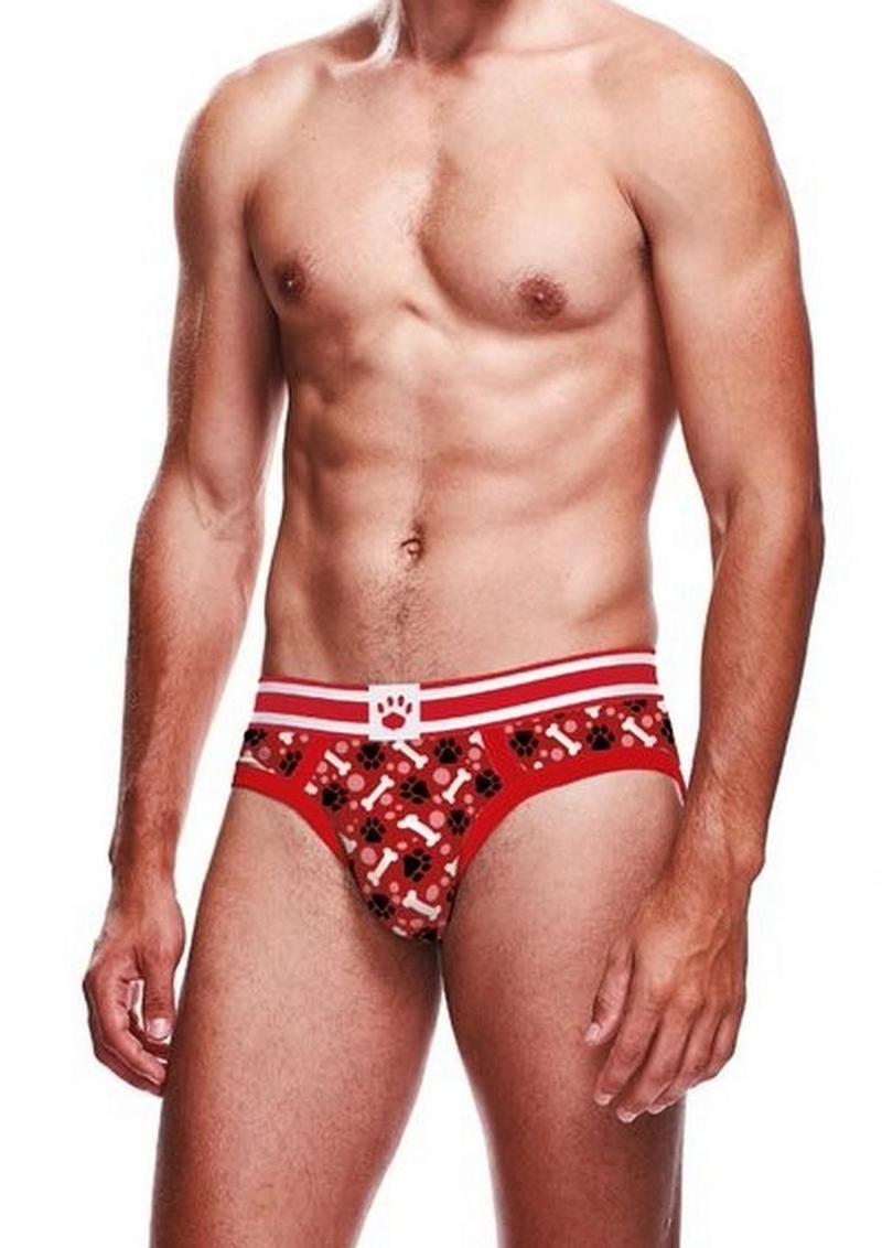 Prowler Red Paw Brief - Red/White - Large