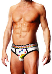 Prowler White Oversized Paw Brief - Multicolor/Rainbow/White - Medium