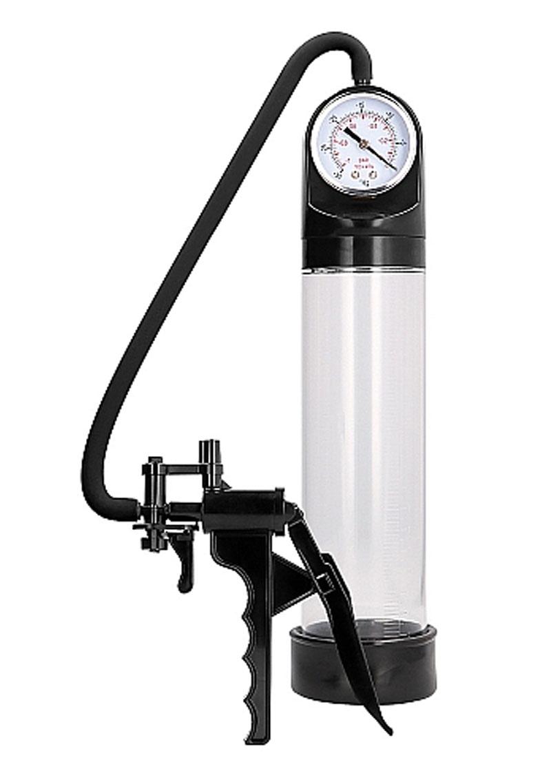 Pumped By Shots Elite Pump with Advanced Psi Gauge - Clear