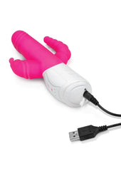 Rabbit Essential Silicone Rechargeable Double Penetration Rabbit Vibrator