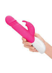 Rabbit Essentials Silicone Rechargeable Thrusting Rabbit Vibrator