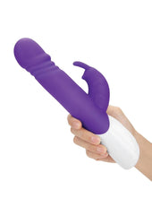 Rabbit Essentials Silicone Rechargeable Thrusting Rabbit Vibrator