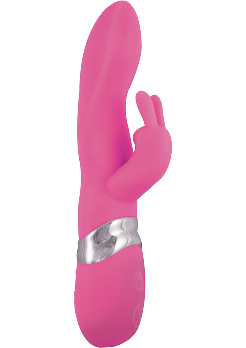 Ravishing Rabbit Silicone Rechargeable Vibrator - Pink