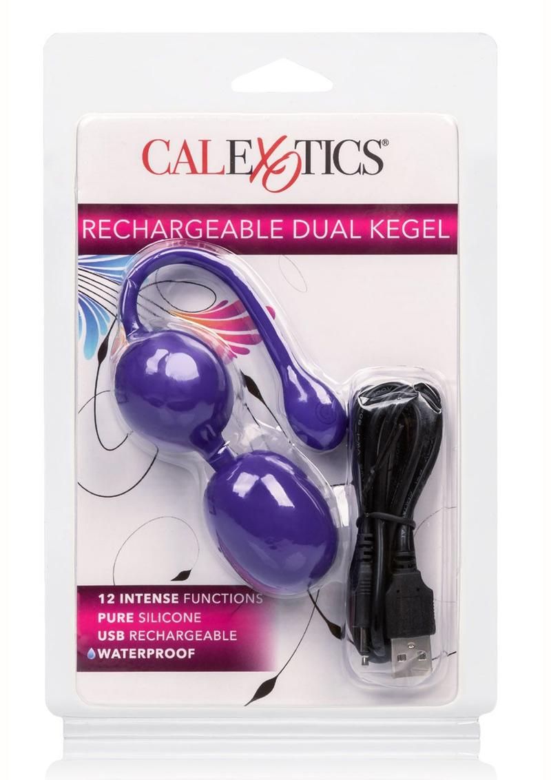 Rechargeable Dual Kegel Silicone Rechargeable Waterproof - Purple