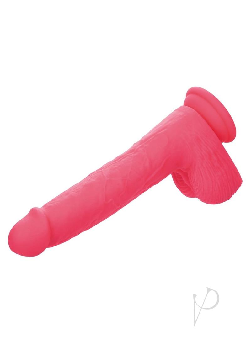 Rechargeable Rumbling and Thrusting Silicone Studs - Pink