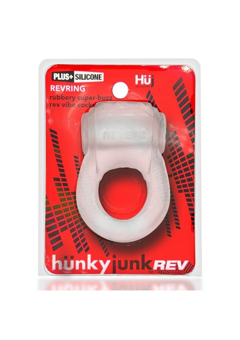 Revring Reverb Vibrating Cock Ring - Clear/Clear Ice