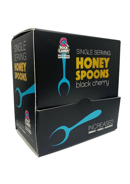 Rock Candy Honey Spoons Male Sexual Supplement - 24 Packs Per Display