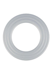 Rock Solid Tri-Pack Silicone Gasket Cock Ring - White