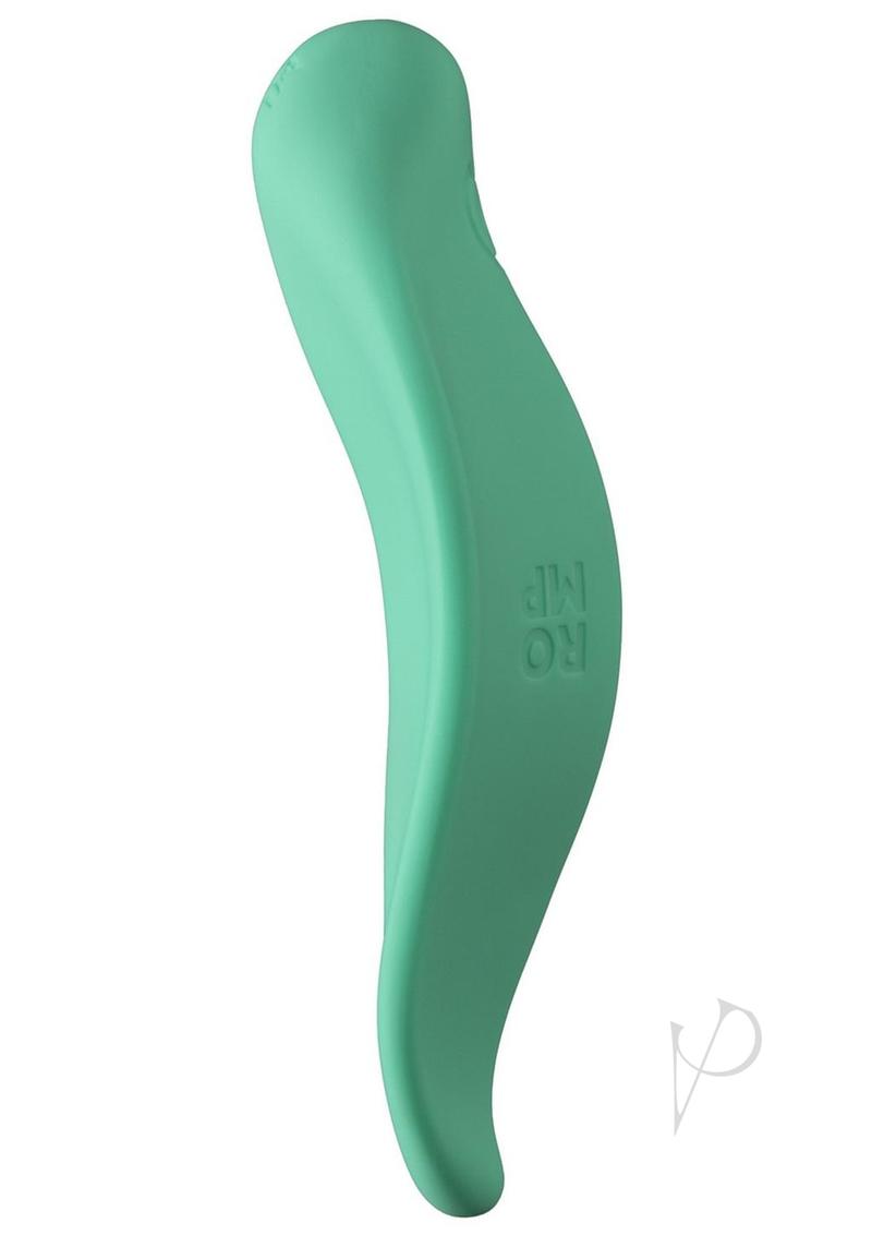 Romp Wave Rechargeable Silicone Clitoral Stimulator - Teal