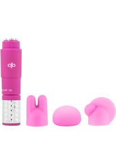 Rose Revitalize Massage Kit with Silicone Attachments - Pink