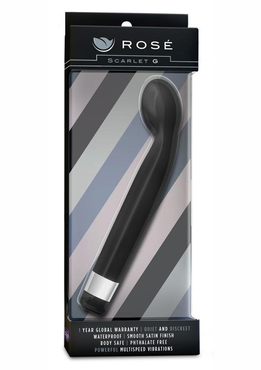 Rose Scarlet 'G' G-Spot Vibrator - Black