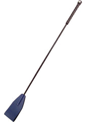 Rouge Fifty Times Hotter Leather Riding Crop - Blue