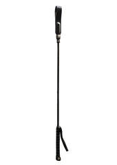 Rouge Fifty Times Hotter Long Riding Crop Slim Tip - Black - 24in