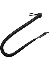 Rouge Leather Devil Tail Whip - Black