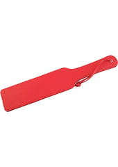 Rouge Long Leather Paddle - Red