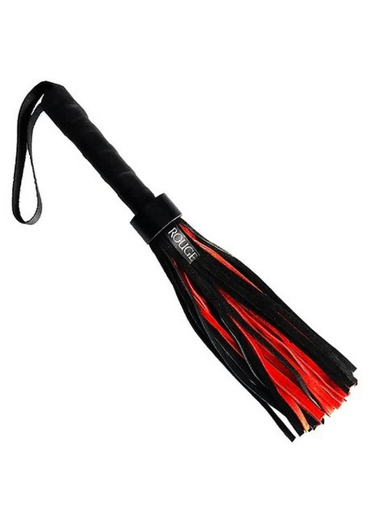 Rouge Short Suede Flogger - Black/Red