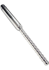 Rouge Vibrating Stainless Steel Urethral Probe - Silver