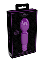 Royal Gems Brilliant Silicone Rechargeable Bullet - Purple
