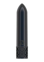 Royal Gems Glitz Rechargeable Bullet - Grey/Gun Metal