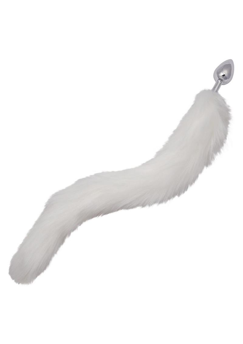Running Wild Faux Fur Tail and Metallic Anal Plug Primal Pleasure Running Wild Faux Fur Tail and Metallic Anal Plug Primal Pleasure