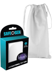 Safe Sex Antibacterial Toy - White - Large - Bag