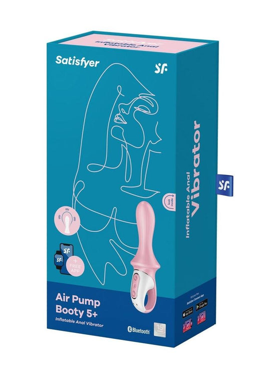 Satisfyer Air Pump Booty 5+ Connect App - Pink